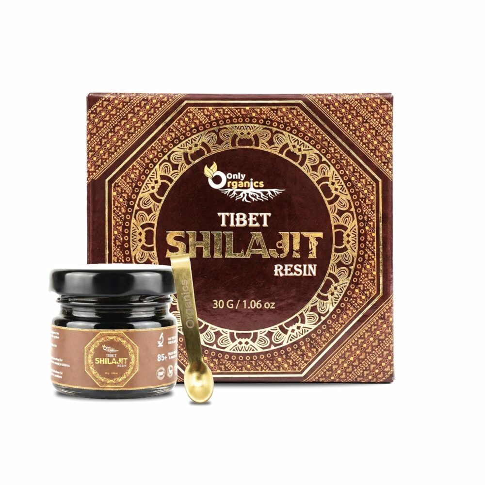 Only Organics Tibet Shilajit Resin 30g – 75% Fulvic Acid | 85+ Trace Minerals | Pure Himalayan Extract